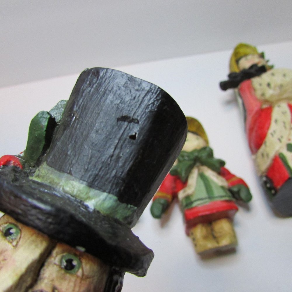 vtg House of Hatten 1991 Victorian Christmas Caroling family carolers figure lot - Picture 5 of 16